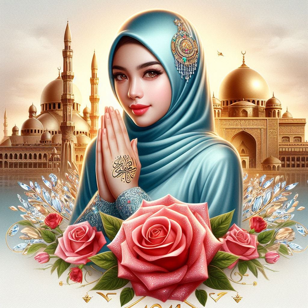 1715. PROMPT:

A high-resolution of a indonesian muslim girl wearing hijab the p...