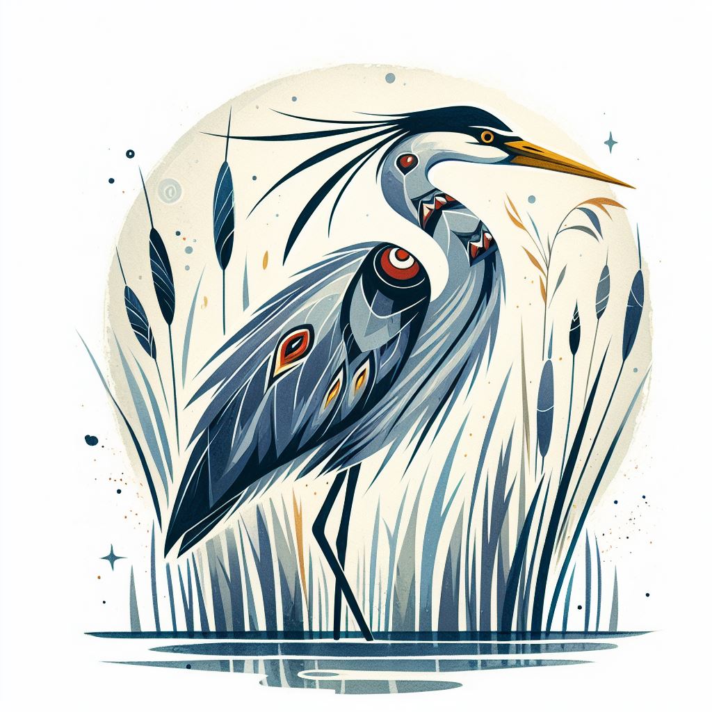 My father loved herons, my mother ladybirds, my grandmother it was the big fluff…