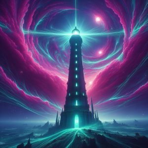PROMPT SHARE  #BingAI - Model: DALL·E 3 Prompt: The towering lighthouse in 'Sola...