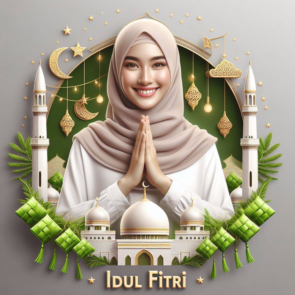2837. PROMPT:

a realistic photo of an smiling Indonesian Muslim hijab woman wea…