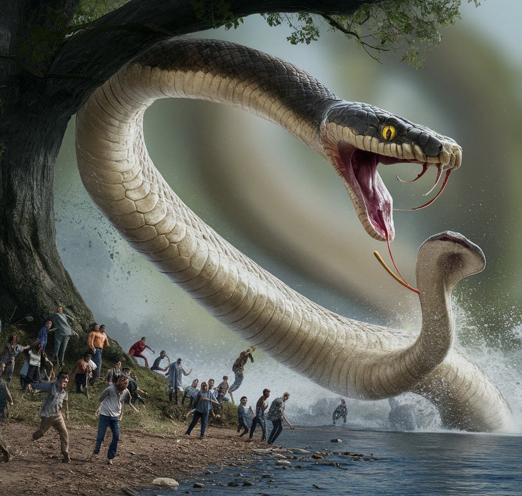 Snake  Attack the Peoples. #photo #virals #snake