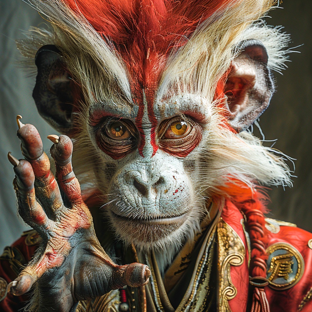 Sun Wukong
 by Midjourney prompt :
 madagascar animal festival dynamic interacti...