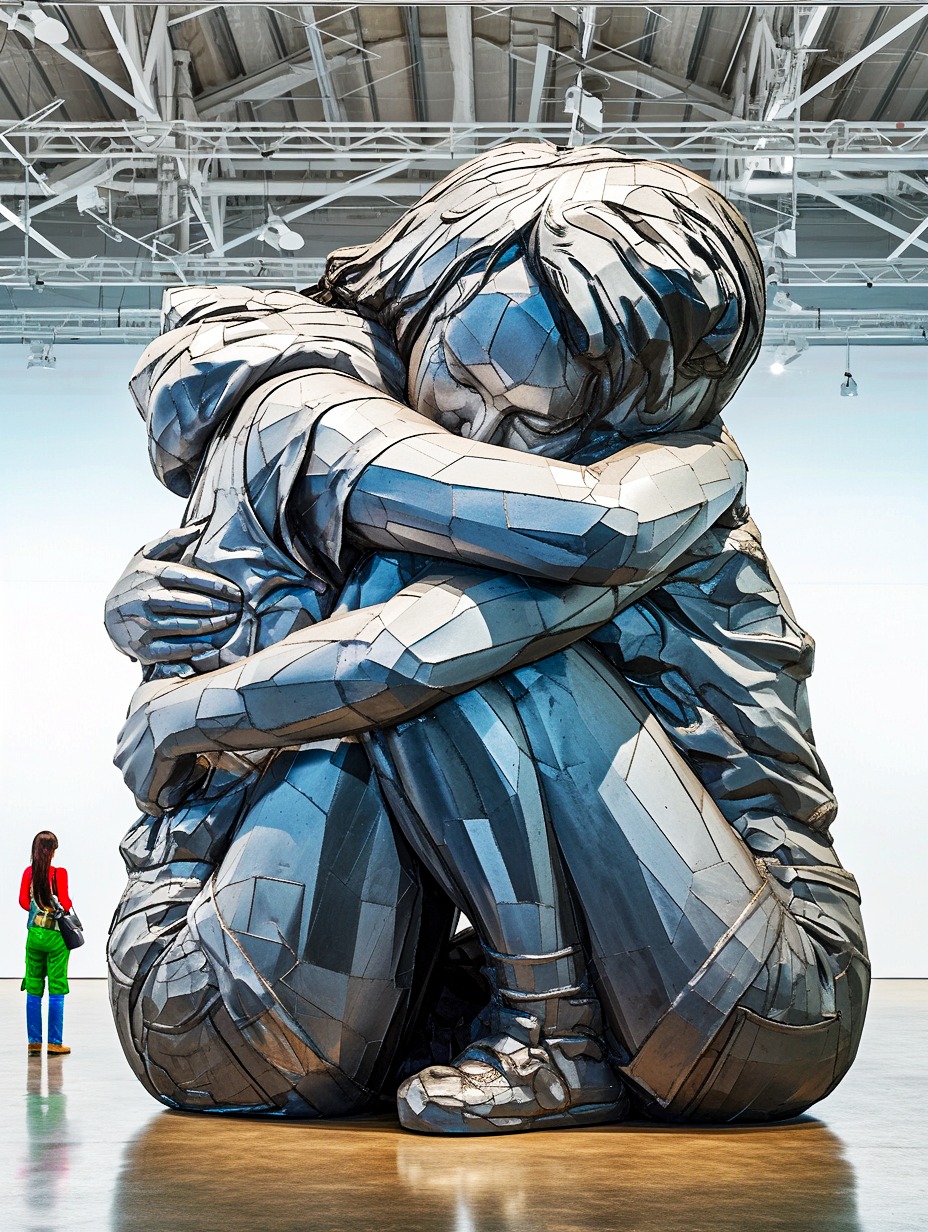 Sculpture
 by Midjourney prompt :
 a sculpture by Jeff Koons concept design styl...