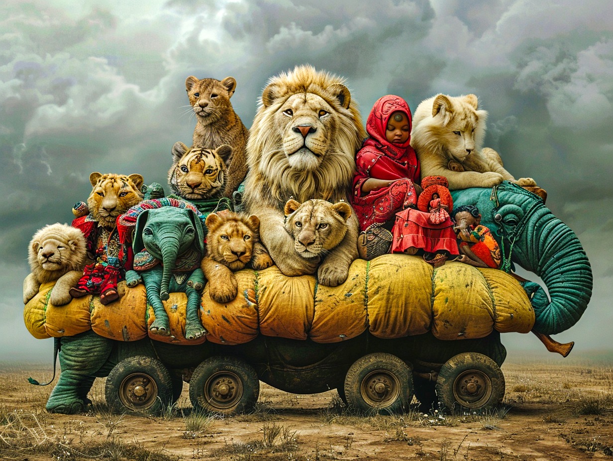 We Are Family
 by Midjourney prompt :
 a scene of song 'Born to Be Wild ' art by...