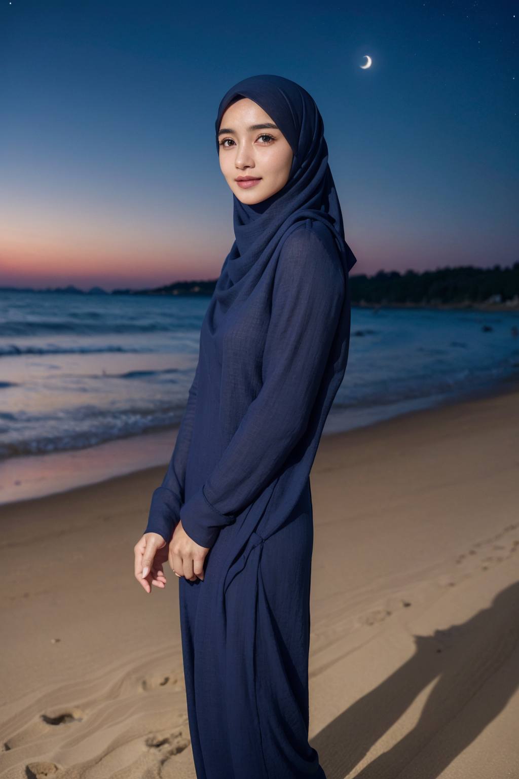 wanita hijab di pantai
√ Tutorial / Belajar bikin Ai
√ Gabung vip konten
√ Reque...