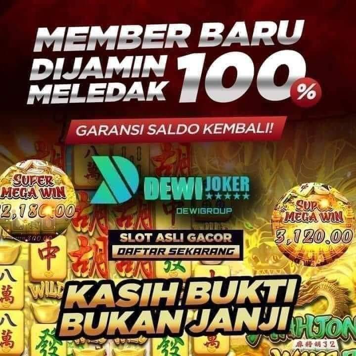 Bukan HOAX , Bukan JANJI Tapi Kasih Bukti 
 Main Di DEWIJOKER AJa gasssss , GADA...