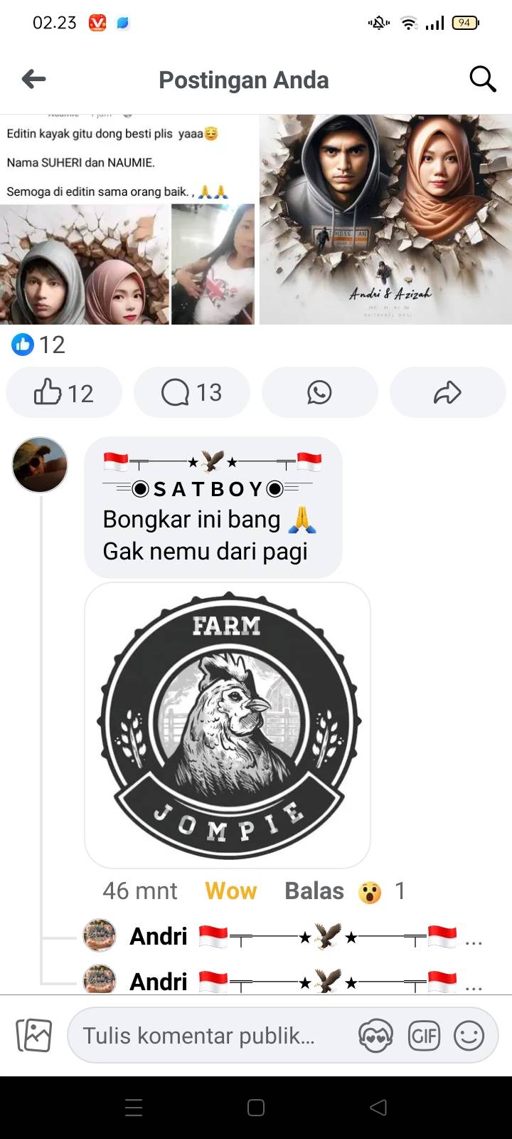 Permintaan member di group ini yg aku bongkar promt dari gambar nya