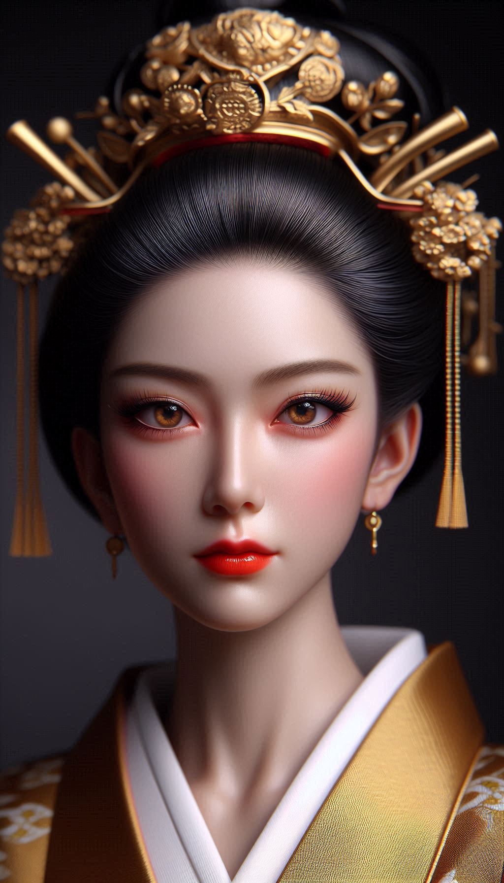 25-year-old Beautiful Medieval Japanese Queen v1