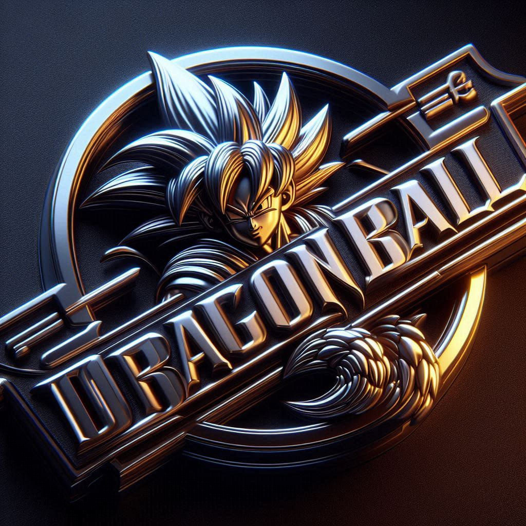 Dragon Ball

Create a realistic shiny 3D rendering emblem logo . The logo should...