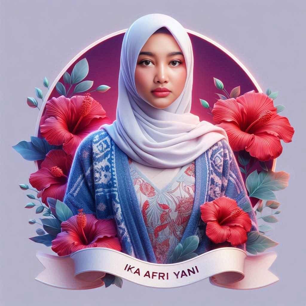 Gambar 3D realistis seorang wanita indonesia, Dia memiliki tampilan alami, berhi...