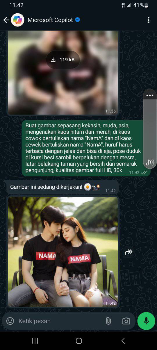 Gak harus pakai apk atau masuk ke web klau mau buat gambar...
Sekarang udh bisa ...