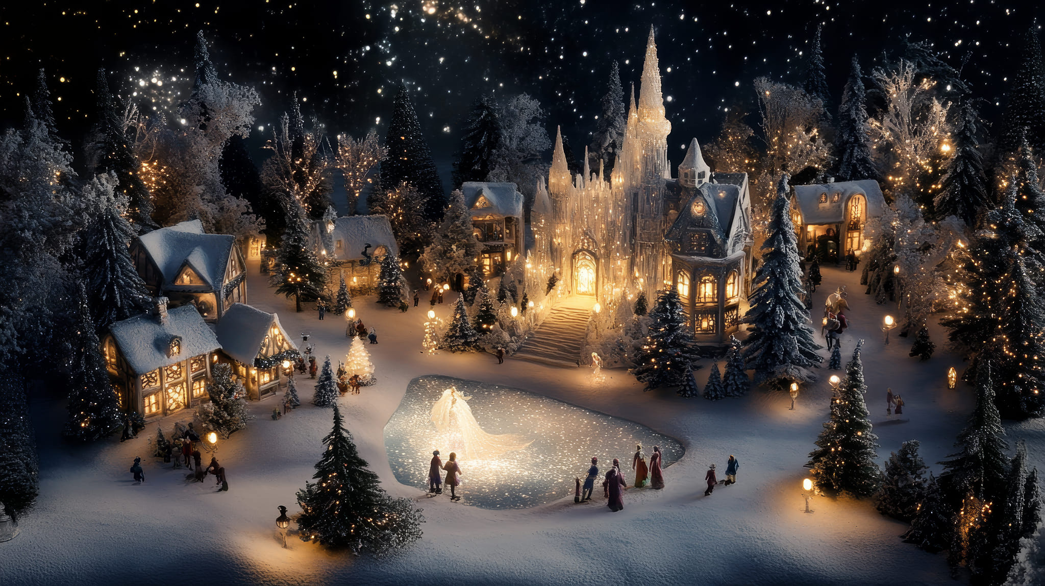 The Mystical Christmas Villages 
 Please follow me on Instagram neonechoes73