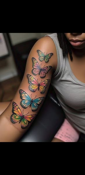 Cute butterfly tattoo ideas viralvideochallenge photographychallengechallengeraphychallengechallenge butterflies - Image 2