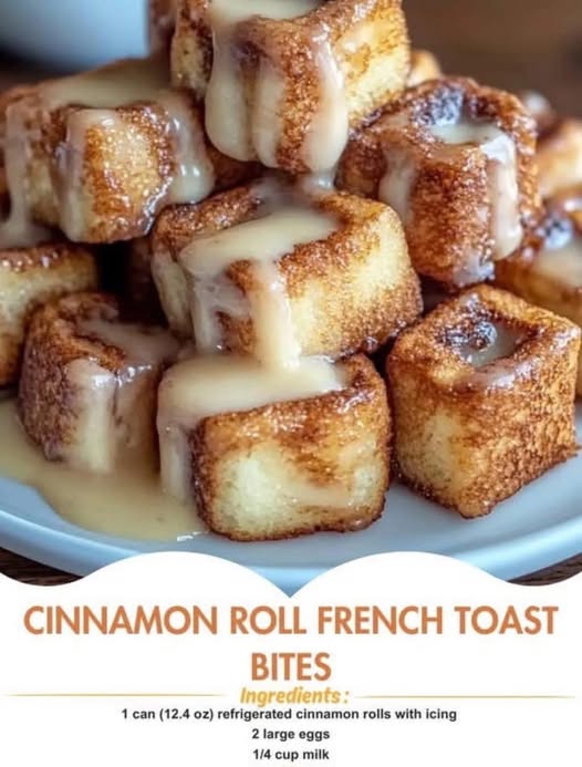 Cinnamon Roll French Toast BitesTry these delightful bites - Image 1