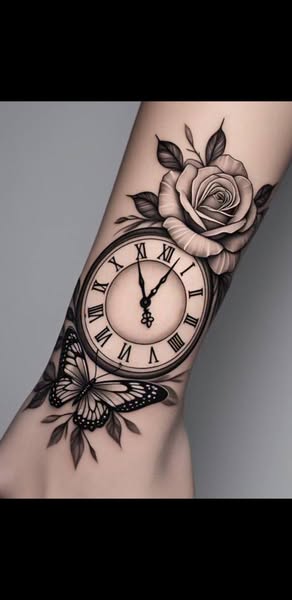 Wrist watch tattoo ideas photographychallengechallengeraphychallengechallenge trend cattattoo - Image 2