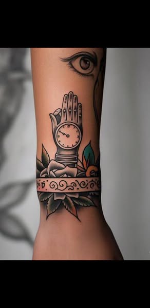 Wrist watch tattoo ideas photographychallengechallengeraphychallengechallenge trend cattattoo - Image 3
