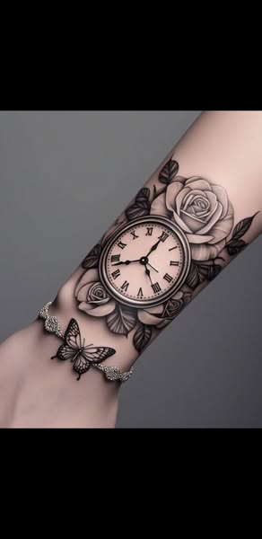 Wrist watch tattoo ideas photographychallengechallengeraphychallengechallenge trend cattattoo - Image 4
