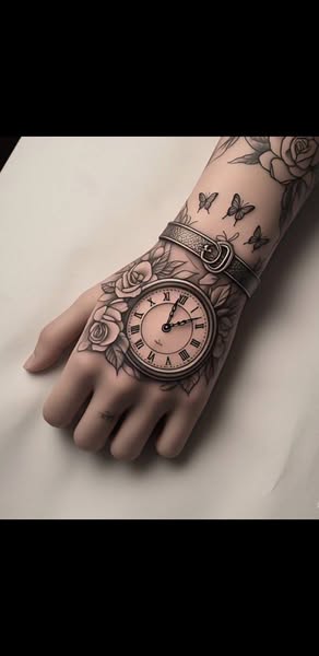 Wrist watch tattoo ideas photographychallengechallengeraphychallengechallenge trend cattattoo - Image 5