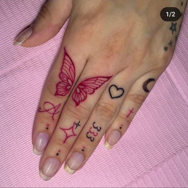 Some fingerHand Tattoo Ideas for the girlies thread - Image 2