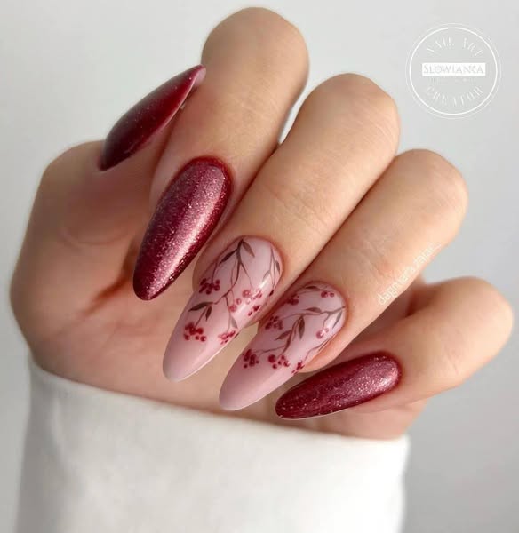 Cozy and Festive Winter Nail Art Designs A - Image 5